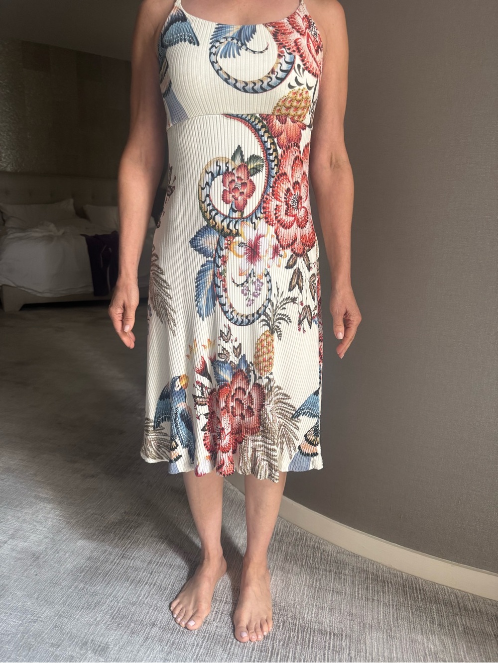 Farm Rio Floral Midi Dress
